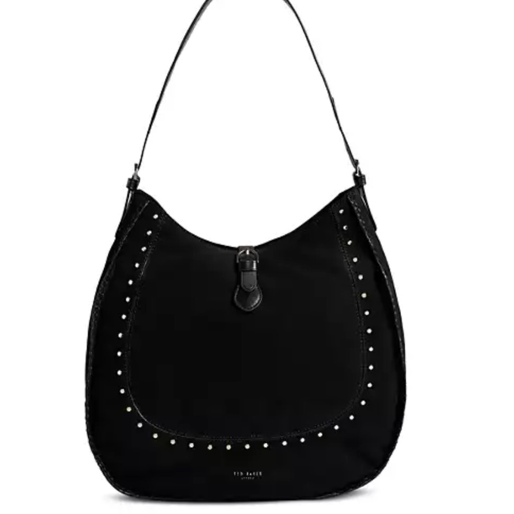 Ted Baker Kalrina Studded Suede Hobo Bag